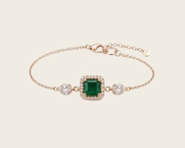 Emerald Royale Chain Bracelet