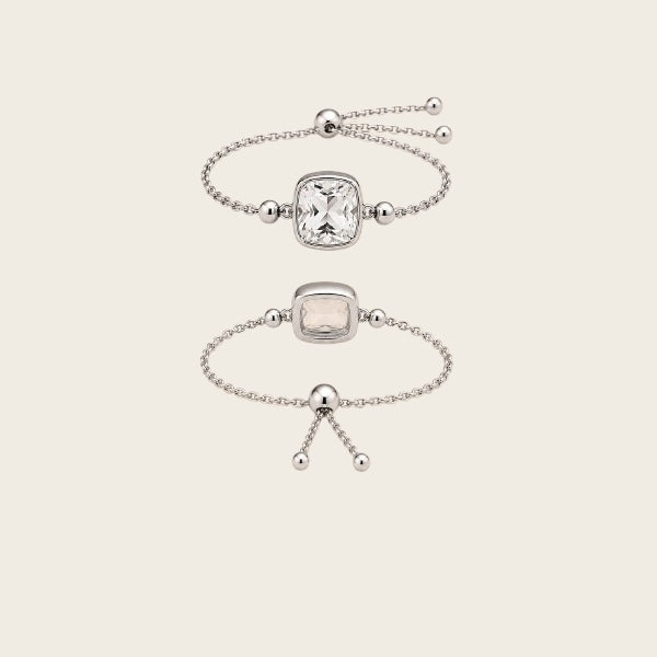 The Clear Halo Ring