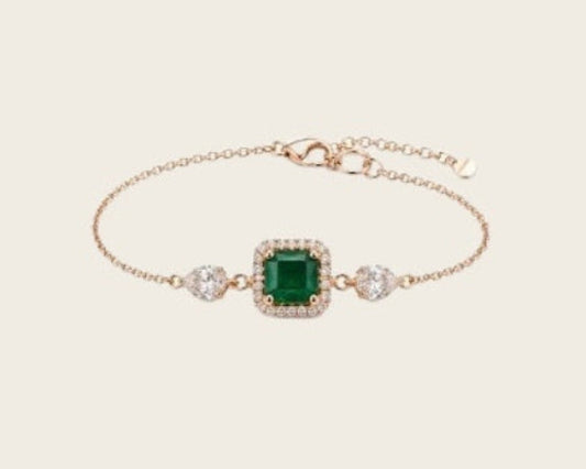 Emerald Royale Chain Bracelet