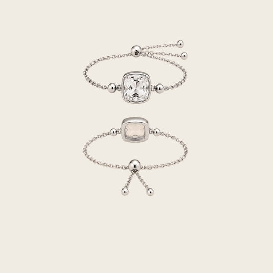 The Clear Halo Ring